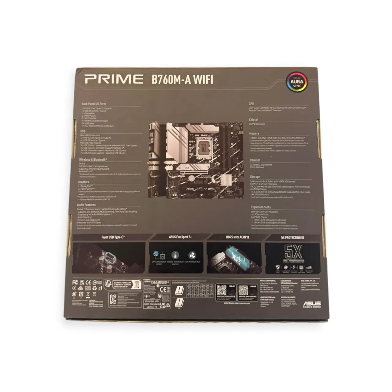 ASUS PRIME B760M-A WIFI DDR5 Motherboard photo 2