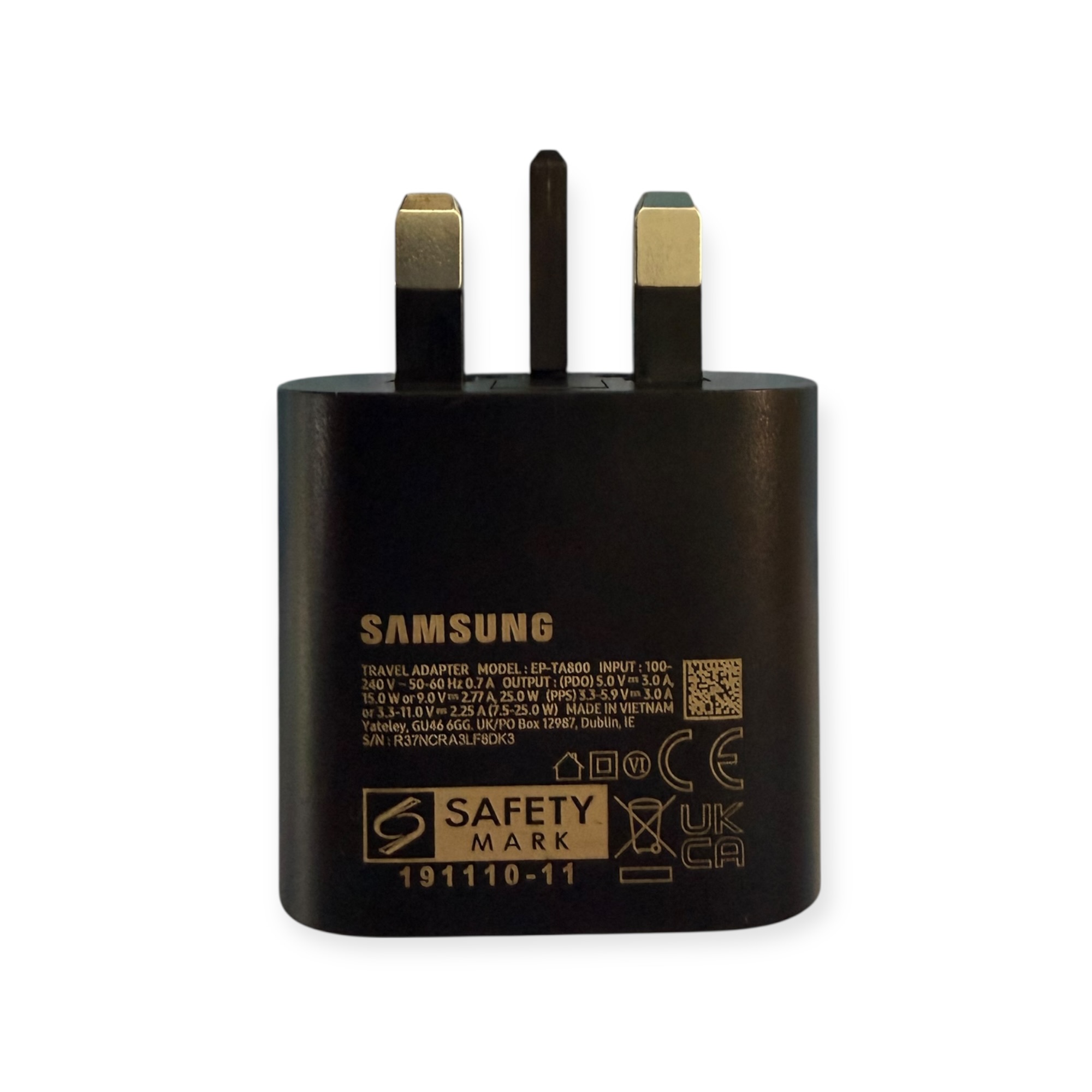 Samsung EP-TA200 Travel Adapter, For Super Fast Charging, 15W Power product photo