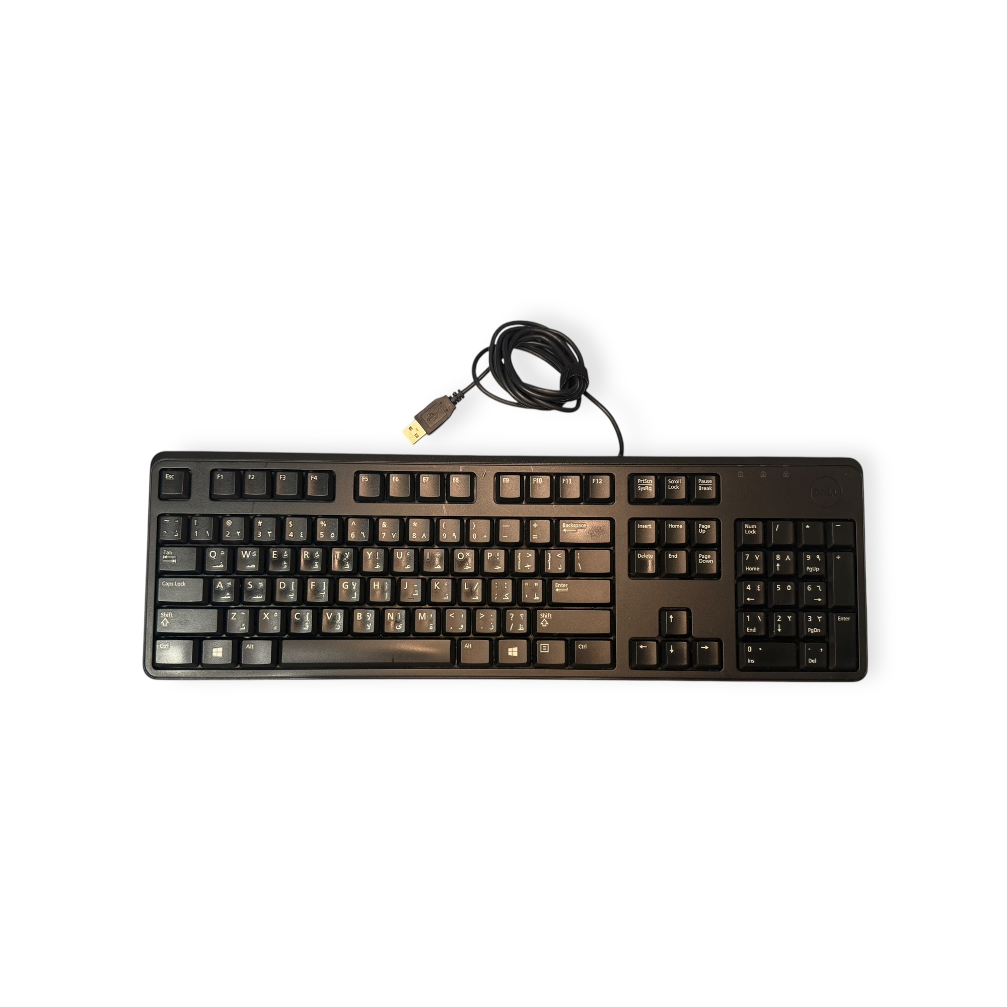 Used Dell Wired Keyboard KB216-B (Arabic/English Layout) product photo