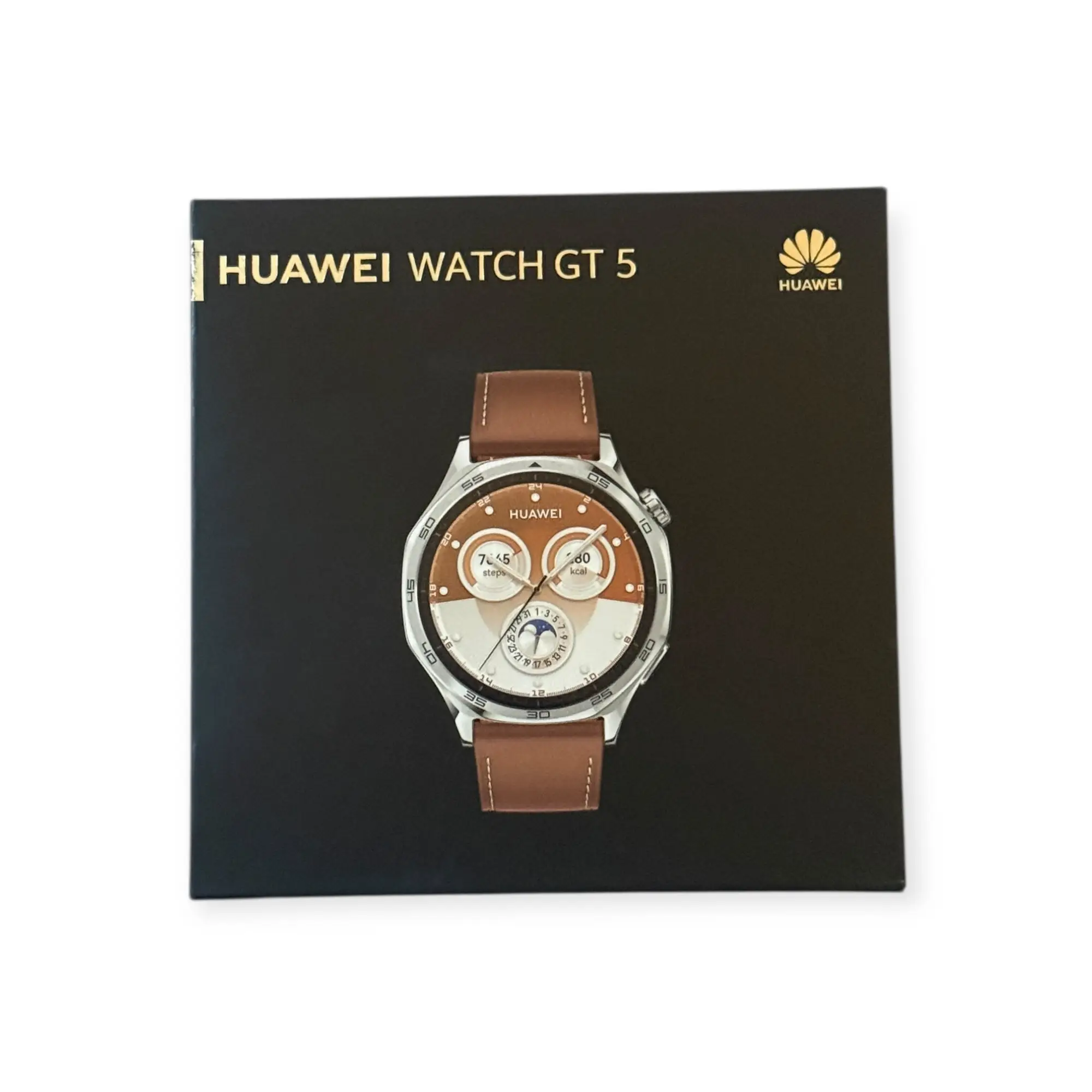 Huawei Watch GT 5 46mm – Brown, with Box and Charger product photo