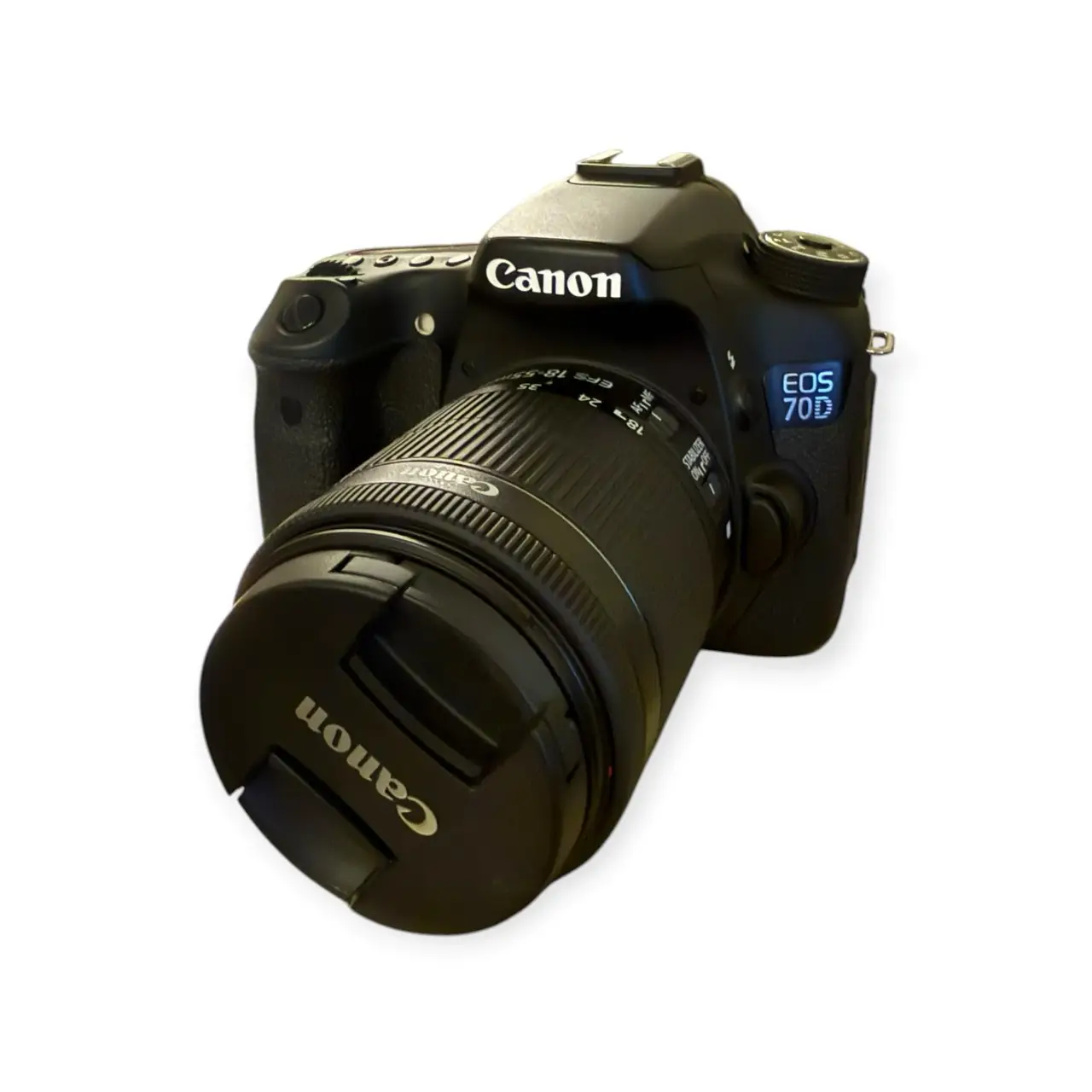 Canon EOS 70D DSLR + EF-S 18–55mm IS STM Lens Kit product photo