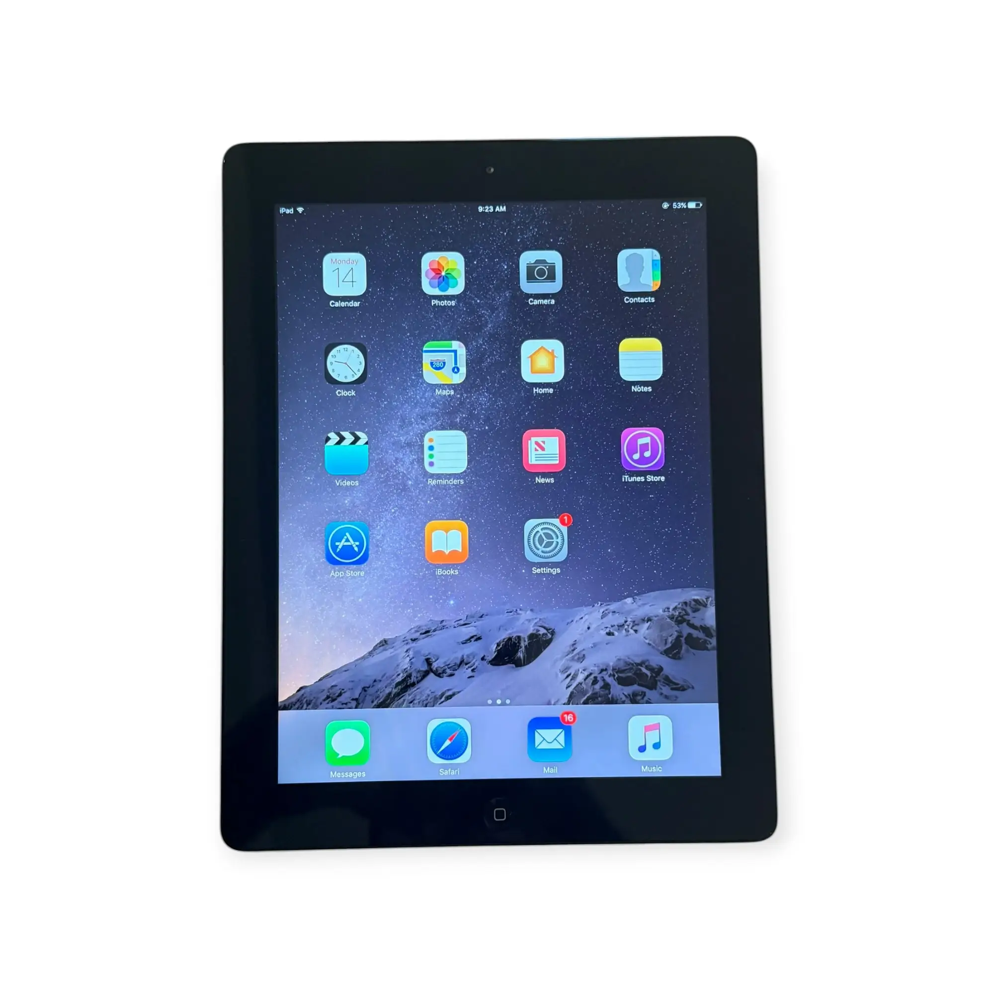 Apple iPad (4th Generation) 16GB Wi-Fi - Black product photo